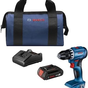 BOSCH GSR18V-400B12 18V Compact Brushless 1/2 In. Drill/Driver Kit with (1) 2.0 Ah SlimPack Battery